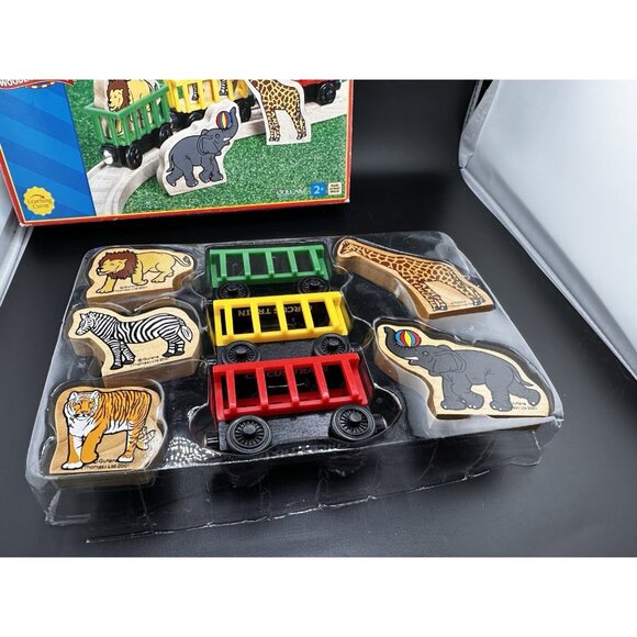 Thomas & Friends Wooden Railway Circus Train 2002 New Open Box Vtg Learning Curv - Picture 4 of 16